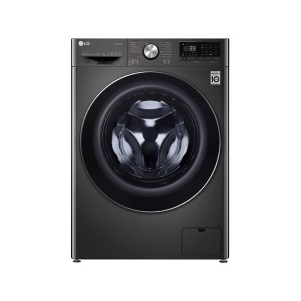 LG F4V9RC9P front load washing machine view