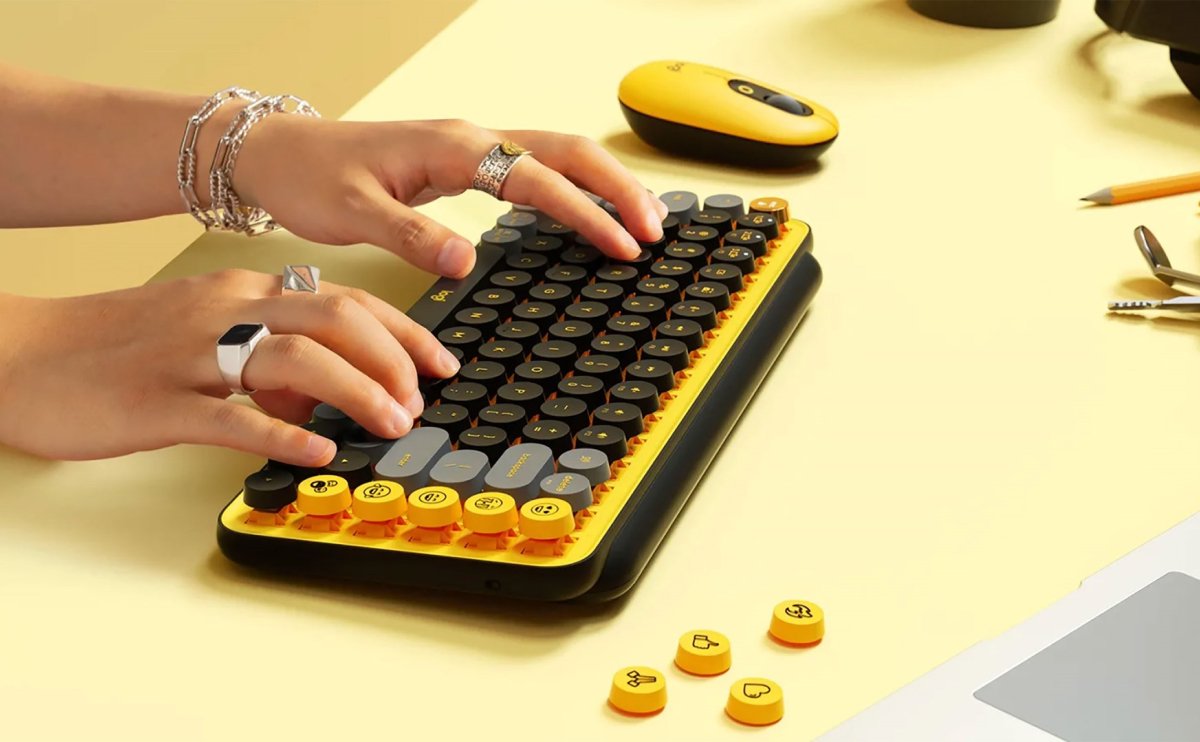 Logitech POP Keys wireless mechanical keyboard with emoji keys