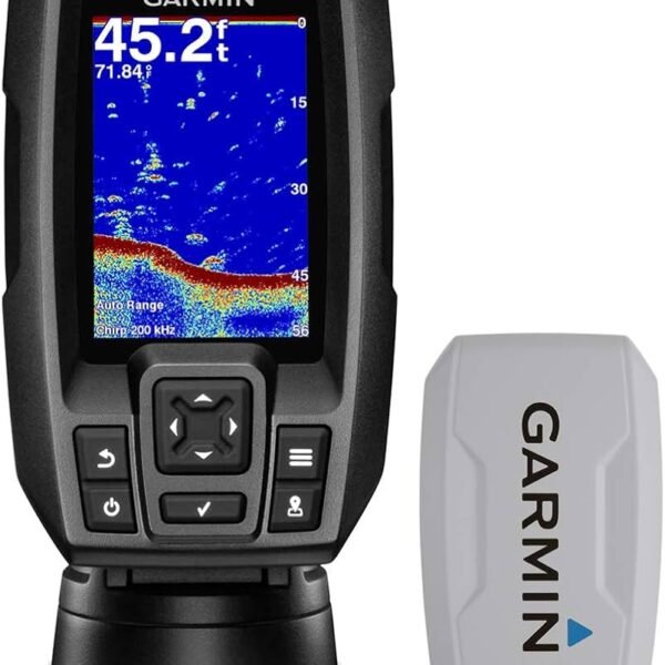 Garmin Striker 4 fish finder with CHIRP sonar and built-in GPS display