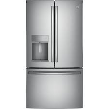 GE Profile PFE28KSKSS French Door Fridge front view