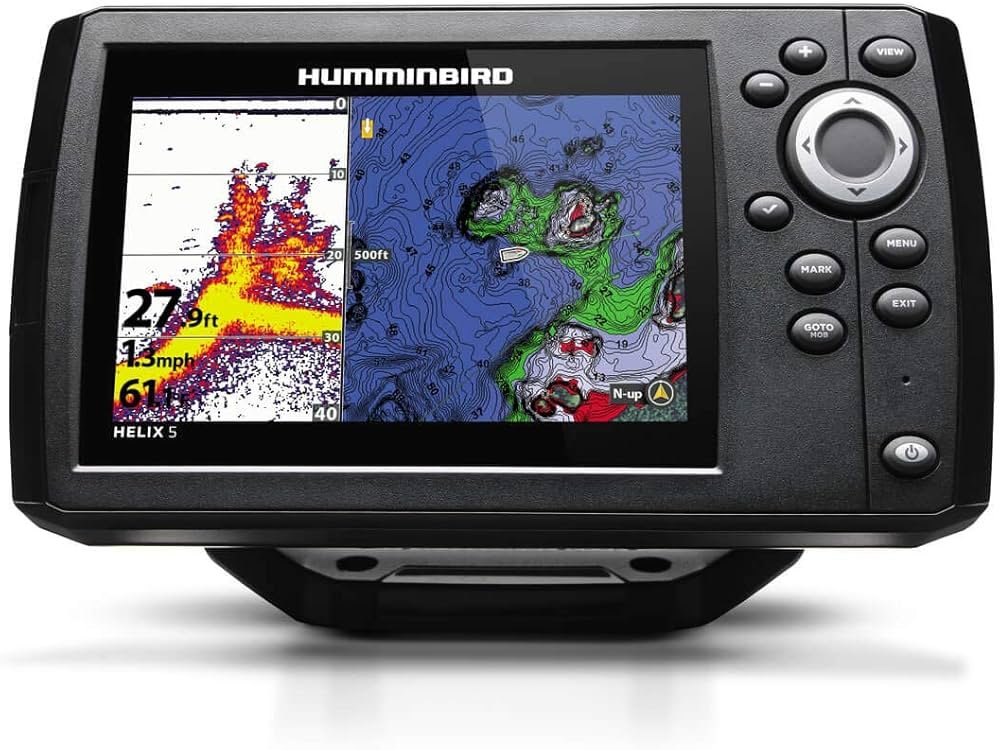 Humminbird HELIX 5 CHIRP GPS G2 fish finder with sonar display