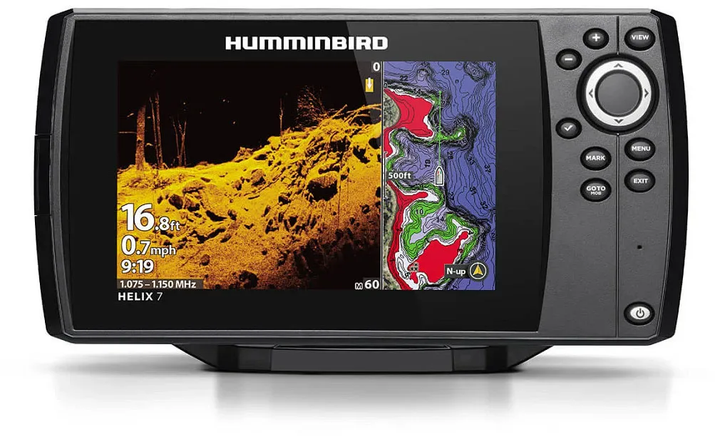 Humminbird HELIX 7 CHIRP Mega DI fish finder sonar display