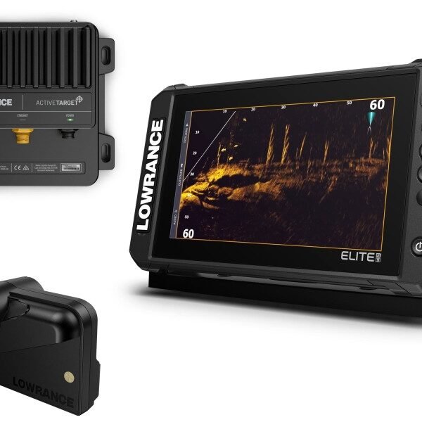 Lowrance Elite FS 9 Active Imaging fish finder sonar display