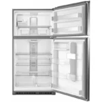 Maytag Top-Freezer Refrigerator interior with shelves